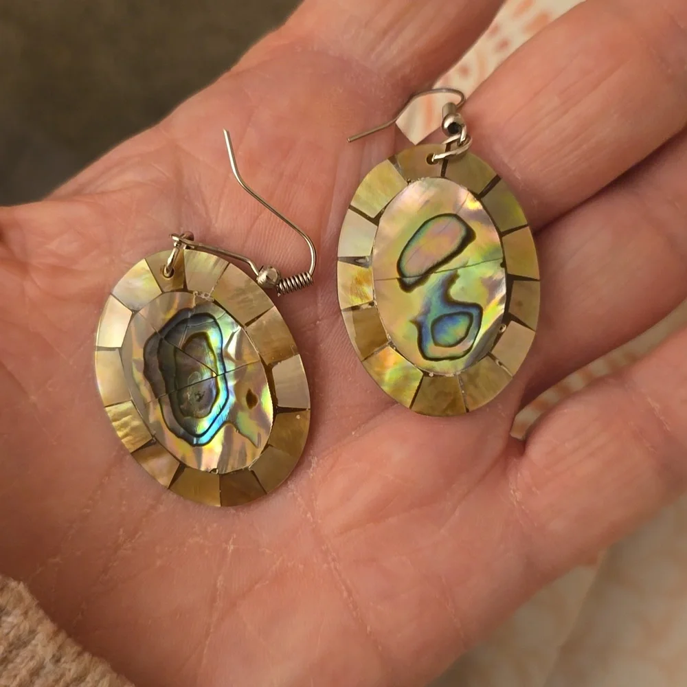 Elegant Abalone Shell Earrings
